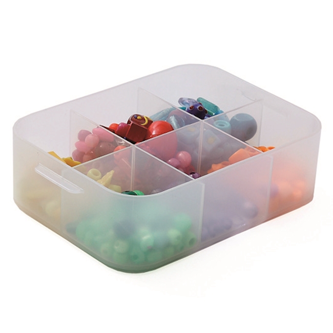 Box PURE, 0,6 lt, 6 dividers